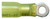 12-10 AWG (Yellow) Crimp+Seal Ring Terminal, #8 Stud, Shrink Sleeve (Qty 50)
