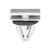 Rocker Moulding Clip With Sealer, White Nylon, for GM 11547211 (Qty: 10)