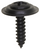 Tapping Screw #6 x 5/8" Phillips Oval Head, AB, SEMS, Black Phosphate (Qty: 100)