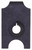 J Nut for #8 Screw, 0.025 to 0.035" Panel Range, 3/8" Center to Edge (Qty: 100)