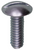 1/4"-20 x 3/4" License Plate Bolt, Round Head, Slotted, Zinc Finish (Qty: 100)