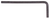 Metric Hex Keys, 3mm (Qty: 10)