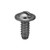 1/4" x 5/8" Slotted Round Washer Head Screw, Zinc (Qty: 100)