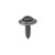 Tapping Screw #6 x 3/4" Phillips Oval Head SEMS, Black Phosphate (Qty: 100)