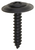 Tapping Screw #6 x 3/4" Phillips Oval Head SEMS, Black Phosphate (Qty: 100)