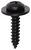 Tapping Screw #8 x 1/2" Phillips Pan Head SEMS, 1/2" Washer, Phosphate (Qty: 50)