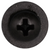 Tapping Screw #8 x 1/2" Phillips Pan Head SEMS, 1/2" Washer, Phosphate (Qty: 50)