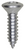 Tapping Screw #14 x 1" Phillips Oval Head, AB Point, Zinc Finish (Qty: 100)