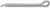 3/32" x 1-1/4" Hammer Lock Cotter Pin, Zinc, Made in USA (Qty: 200)