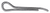 5/16" x 2-1/2" Hammer Lock Cotter Pin, Zinc, Made in USA (Qty: 50)