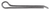 5/32" x 1-3/4" Hammer Lock Cotter Pin, Made in USA (Qty: 100)