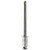 Steel/Aluminum Pan-L Rivets, 3/16" Shank x 9/32", Dome 3/8" Flange (Qty: 100)