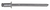 Aluminum Pan-L Rivets, 1/8" Shank x 7/32", Countersunk 7/32" Flange (Qty: 500)