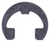 E-Type Retaining Rings/Clips, for 1/2" Shaft, 0.396" x 0.046" Groove (Qty: 100)