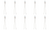 Box of 10 #680 Miniature Bead Grain Of Wheat Bulbs NEW