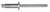 Aluminum Pan-L Rivets, 3/16" Shank x 9/16", Dome 3/8" Flange (Qty: 1000)