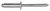 Aluminum Pan-L Rivets, 3/16" Shank x 11/16", Dome 3/8" Flange (Qty: 500)