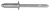 Steel Pan-L Rivets, 3/16" Shank x 9/16", Dome 3/8" Flange (Qty: 1000)
