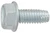 Tapping Screw 5/16"-18 x 3/4", Indented 1/2" Hex Head, Zinc Chromate (Qty: 100)