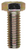 3/8"-16 x 1" Grade 8 Hex Cap Screws, Zinc & Yellow Dichromate (Qty: 50)