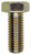 1/2"-13 x 1-1/4" Grade 8 Hex Cap Screws, Zinc & Yellow Dichromate (Qty: 25)
