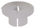 Tubular Nut for #10 Screw, fits 5/16" Hole, White Nylon (Qty: 50)