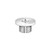 Tubular Nut for #10 Screw, fits 5/16" Hole, White Nylon (Qty: 50)