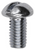 Machine Screw, #10-32 x 3/8", Slotted Round Head, Zinc (Qty: 100)