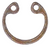 1/4" Internal Retaining Rings for 0.268" x 0.02" Groove (Qty: 50)
