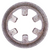 3/16" Grooveless Shaft Diameter Internal Retaining Ring, Zinc Finish (Qty: 100)