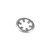 3/16" Grooveless Shaft Diameter Internal Retaining Ring, Zinc Finish (Qty: 100)