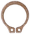7/16"-Shaft External Retaining Rings for 0.412" x 0.029" Groove (Qty: 50)