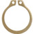 7/16"-Shaft External Retaining Rings for 0.412" x 0.029" Groove (Qty: 50)