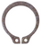 9/16"-Shaft External Retaining Rings for 0.53" x 0.039" Groove (Qty: 50)