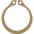 5/8"-Shaft External Retaining Rings for 0.559" x 0.039" Groove (Qty: 50)