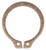 3/4"-Shaft External Retaining Rings for 0.704" x 0.046" Groove (Qty: 50)