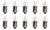Box of 10 #3894 Lamp Auto Bulb Automotive Lightbulb NEW