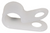 Nylon Tube Clamps, for 5/16" OD Tubing, 3/8" Wide, for 3/16" Screw (Qty: 25)