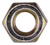 1/4"-20 Grade 8 Hex Nut, High Alloy Steel, Zinc Finish (Qty: 100)