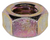 7/16"-14 Grade 8 Hex Nut, High Alloy Steel, Zinc Finish (Qty: 50)