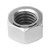 1/4"-28 Grade 8 Hex Nut, High Alloy Steel, Zinc Finish (Qty: 100)