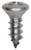 Stainless Steel Tapping Screw #8 x 1/2", Phillips Oval Head (Qty: 100)