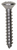 Stainless Steel Tapping Screw #8 x 1", Phillips Oval Head (Qty: 100)