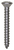 Stainless Steel Tapping Screw #8 x 1-1/4", Phillips Oval Head (Qty: 100)
