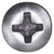 Stainless Steel Tapping Screw #8 x 1-1/2", Phillips Oval Head (Qty: 100)
