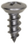 Stainless Steel Tapping Screw #10 x 1/2", Phillips Oval Head (Qty: 100)