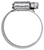 3/4" to 1-3/4" Hose Clamp, 9/16" Wide, All Stainless Steel (Qty: 10)