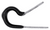 Closed Clamp 1/4", Galvanized, Vinyl Coated (Qty: 25)
