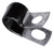 Closed Clamp 3/8", Galvanized, Vinyl Coated (Qty: 25)