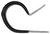 Closed Clamp 3/4", Galvanized, Vinyl Coated (Qty: 25)